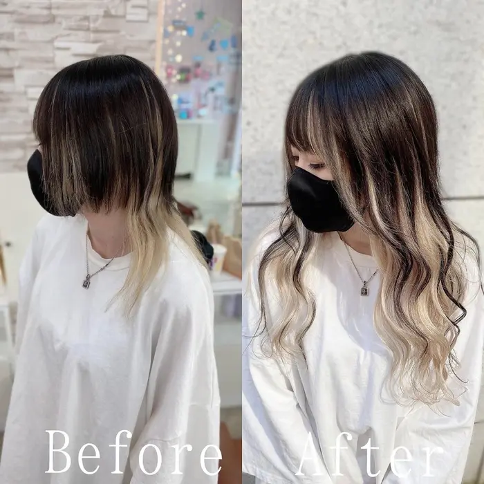 2色以上の髪色を入れることで一気にオシャレ感も増します これからのオシャレ新常識 彡 シールエクステ エクステ カラー専門店あるじゃんすー池袋店所属 エクステ カラー専門 あるじゃんすー池袋のヘアカタログ ミニモ