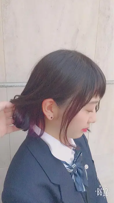 ブリーチあとにパープルを 結べば学校でもバレない Kir所属 ハイトーンカラー 愛場拓也のヘアカタログ ミニモ