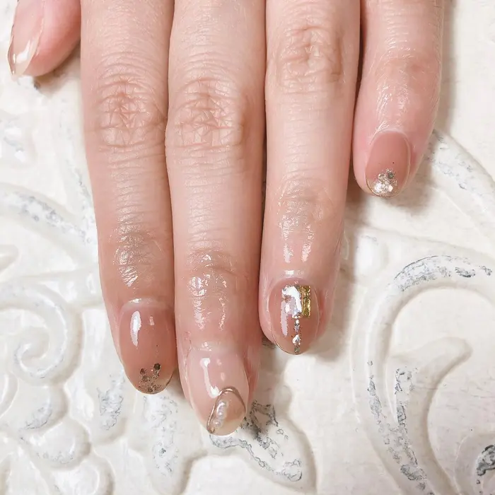 持ち込みデザインネイル 持ち込み画像はinstagramに掲載してます ジェルネイルモデル募 Private Nail Salon Eimmy所属 Nomura Mayukaのネイルデザイン ミニモ