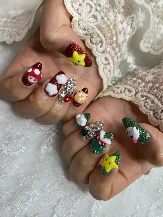 渋谷ネイル 渋谷ネイルサロン ネイル キャラクターネイル 3dネイル スカルプネイル Pomynail 渋谷店所属 Pomynail渋谷 Nakoのネイルデザイン ミニモ
