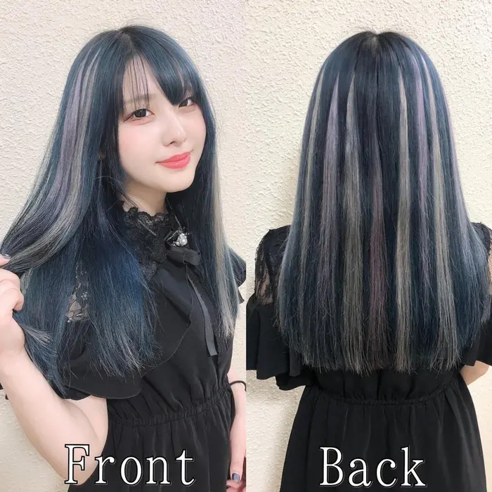 地毛の長さは変えずにメッシュだけのお取り付け何色でもお好きな組み合わせで入れれます Ar公式 エクステ カラー専門あるじゃんすー原宿店total Beauty Salon所属 カラー エクステ専門 あるじゃんすー原宿店のヘアカタログ ミニモ