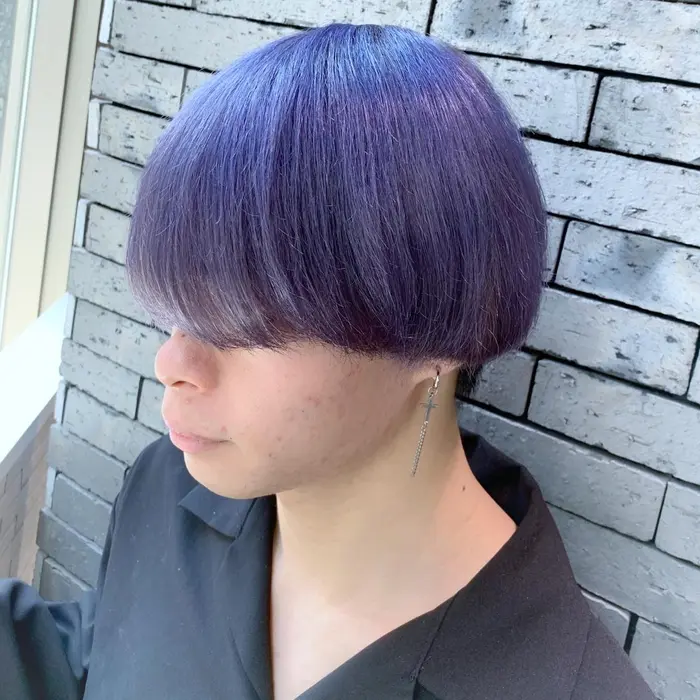 メンズハイトーン Violet Axy Hair Make所属 Men S Stylesatoのヘアカタログ ミニモ