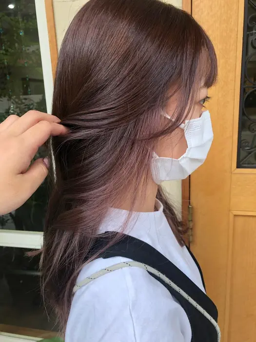 ラベンダーアッシュ ピンクラベンダー インナーカラー ラベンダーカラー ピンクカラー ラベンダ Hair Spa Luster所属 Luster 野中 汐里のヘアカタログ ミニモ