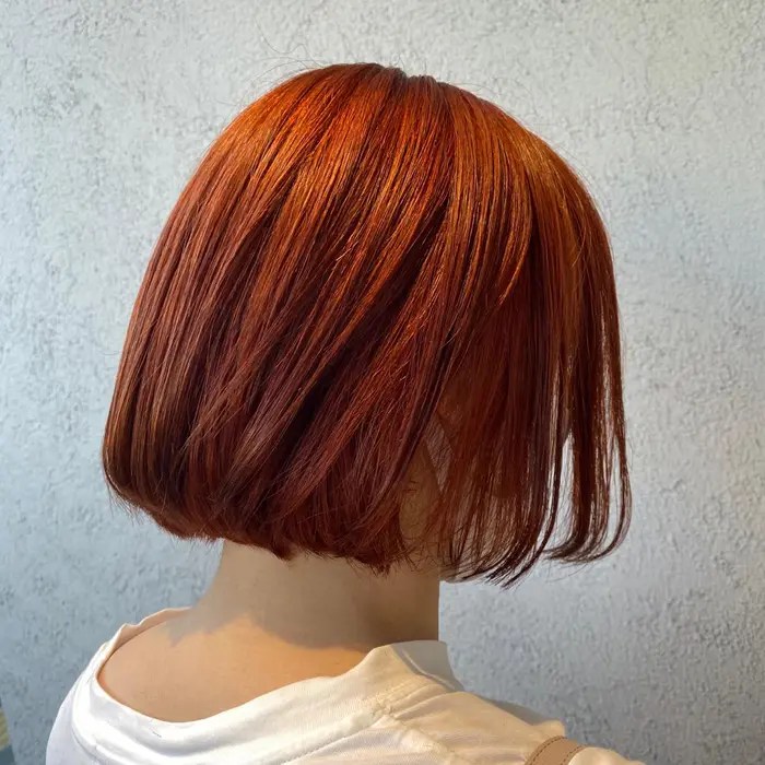 オレンジに染まる真剣sunshineカラー Mode K S La Vie Belle 江坂所属 Nodoka Jヲタが担当のヘアカタログ ミニモ