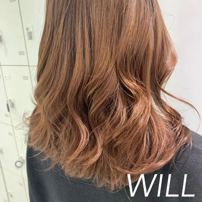 キャラメルベージュ ブリーチなし Will所属 Will 渡邉菜那子のヘアカタログ ミニモ