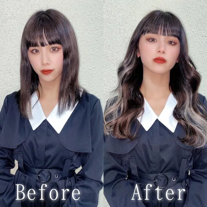 髪を結んだりかき上げたりするとちらりと見えるように入れると 大人っぽくおしゃれな雰囲気が高まります あるじゃんすー柏店所属 あるじゃんすー 柏店のヘアカタログ ミニモ