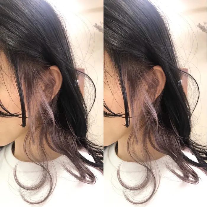 インナーカラー ホワイトピンク Vivre Libre所属 Vivre Libreのヘアカタログ ミニモ インナーカラー ホワイトピンク Vivre Libre所属 Vivre Libreのヘアカタログ ミニモ