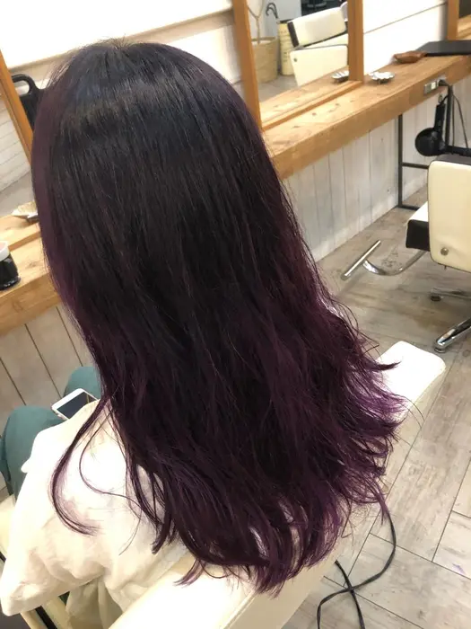 14トーンまで明るい髪の毛なら紫は可能です 秋冬に向けたカラーに是非 Clap By Tetote所属 中津 雅之のヘアカタログ 20190926100924 ミニモ