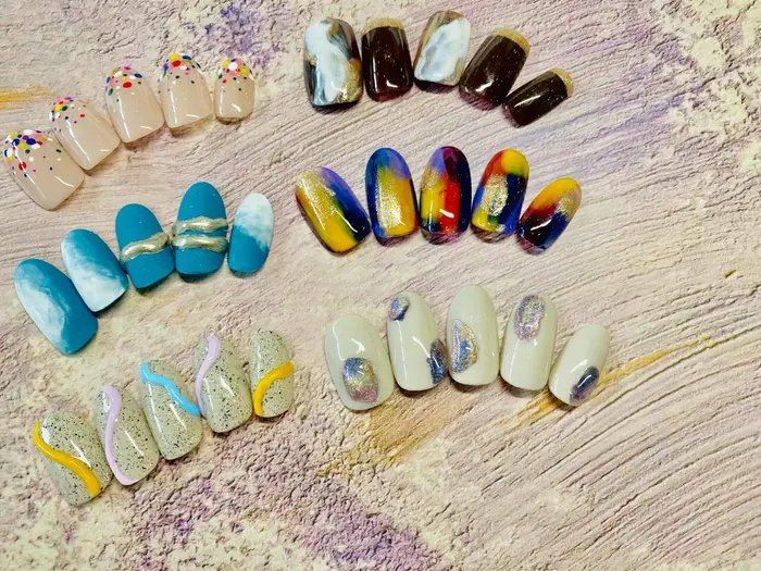 定額ネイル ネイルサロン Rich To 安城店所属 間瀬 亜矢のネイルデザイン ミニモ