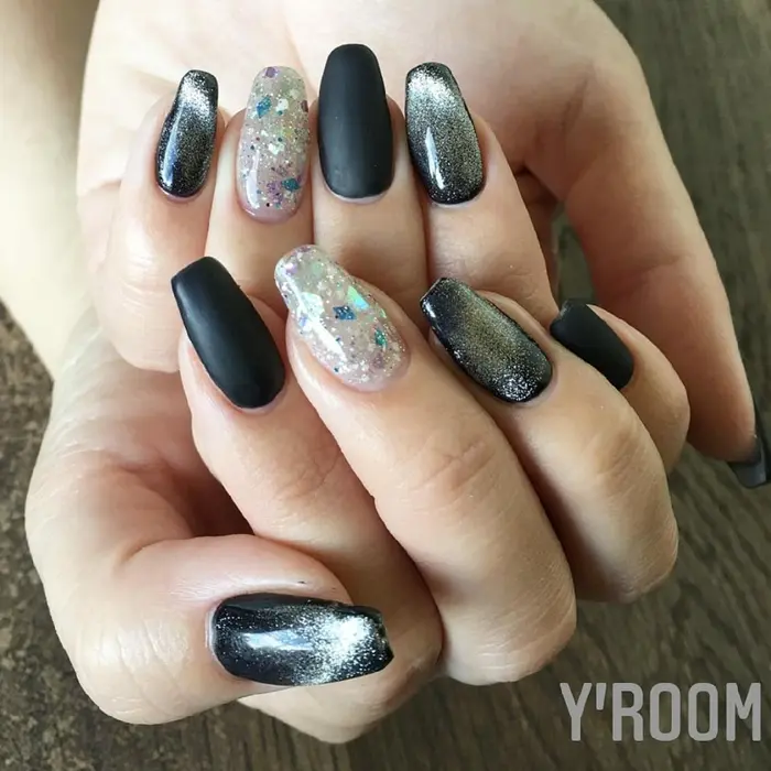マグネット マット ニュアンス パラジェル Nail Y Room Yroomワンカラー ワ Y Room所属 Yuka ネイリスト のネイル デザイン ミニモ