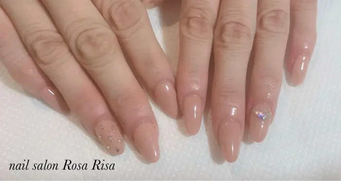 ヌーディーカラースカルプ Nail Salon Rosa Risa所属 Nail Salon Rosa Risaのネイル デザイン ミニモ