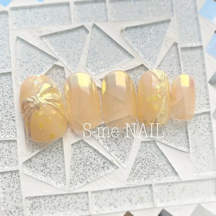 ミラーリボン フレンチ 大人可愛いミラーリボンとミラーフレンチnail 質感が可愛い S Me Nail所属 道尾 祥帆のネイルデザイン ミニモ ミラーリボン フレンチ 大人可愛いミラーリボンとミラーフレンチnail 質感が可愛い S Me Nail所属 道尾 祥帆のネイルデザイン ミニモ