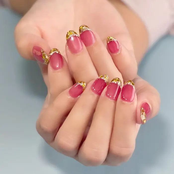ガラスフレンチネイル ゴルドフレンチネイル 透け感ジェルネイル ピンクネイル 上品ネイル ガラスホ Pokapoka Nail所属 Mia 4月閉店 のネイルデザイン ミニモ ガラスフレンチネイル ゴルドフレンチネイル 透け感ジェルネイル ピンクネイル 上品ネイル ガラスホ Pokapoka Nail所属 Mia 4月閉店 のネイルデザイン ミニモ