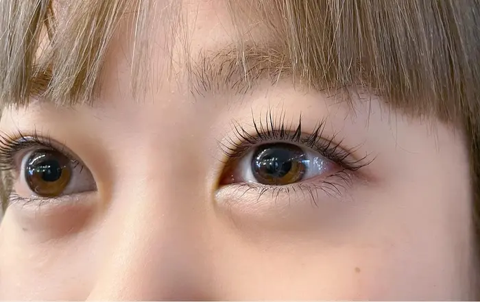 逆さまつげ 花粉症対策にも効果的なパリジェンヌ Eye Eyeblowsalondafne所属 Dafne Saiのマツエクデザイン ミニモ