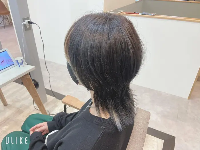 大人なウルフ 年齢層関係なく人気です Agu Hair Fred 大分店所属 Atsushi のヘアカタログ ミニモ