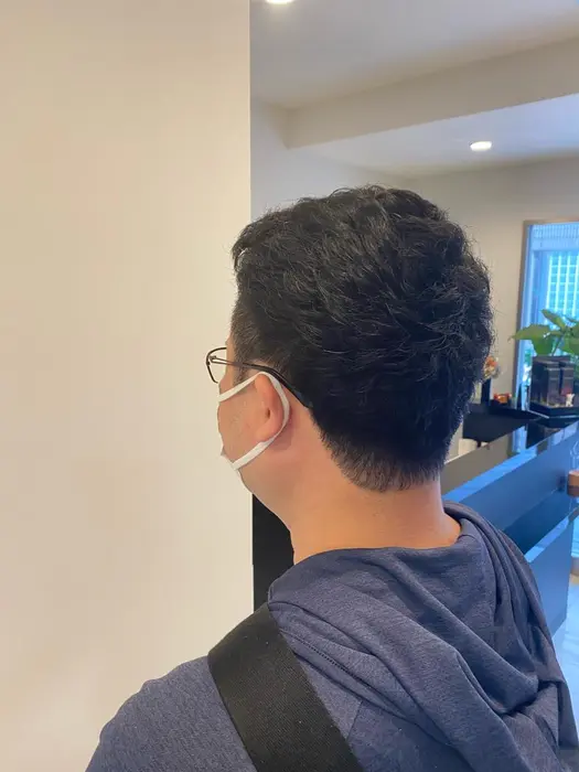 ツーブロックです ワックスで全部前に流すだけで決まります D Hair Design所属 D Hair リンのヘアカタログ ミニモ