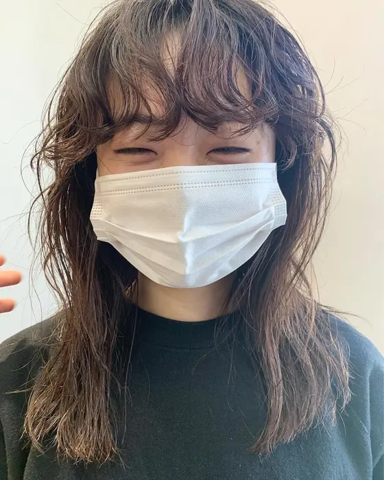 前髪と顔まわりのポイントパーマ ダメージがあって全体はかけることが 難しい方や初パーマの方 結ぶ Pledica Omotesando所属 きしかわ ゆいのヘアカタログ ミニモ