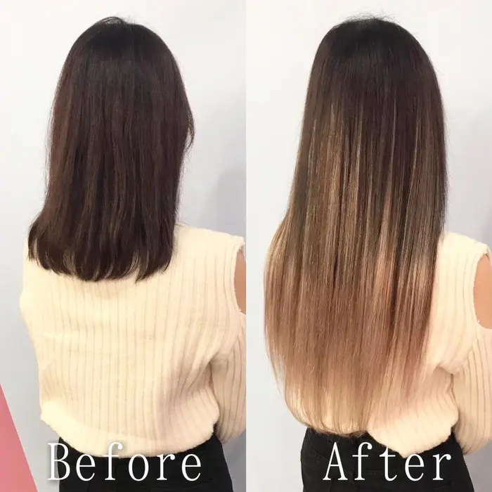 ミルクティーベージュ シールエクステ スイートaライン 新宿 大人の方にも人気の派手すぎないミルクテ エクステ カラー専門あるじゃんすー新宿店total Beauty Salon所属 エクステ カラー専門 あるじゃんすー新宿のヘアカタログ ミニモ