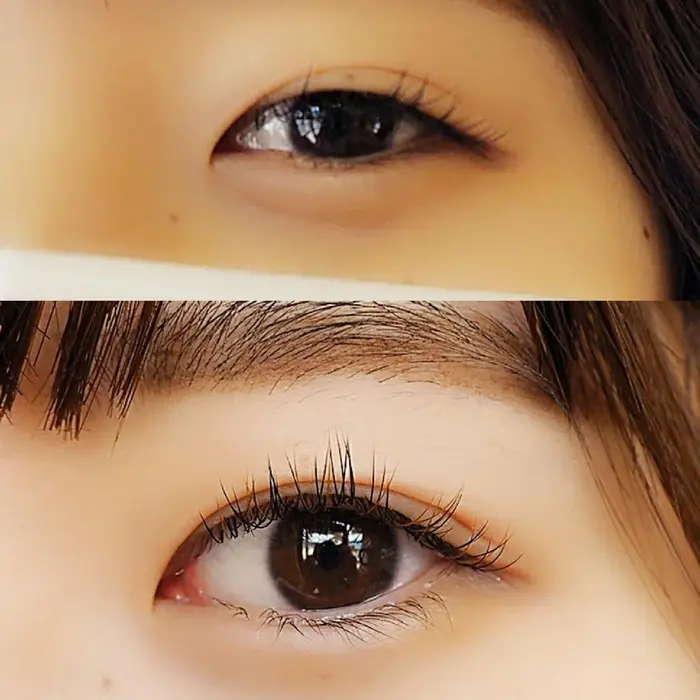 リフトアップラッシュです デカ目効果 ぱっちりかわいい ハッキリした目元 おすすめ 大好評 岡山市北区プライベートサロン所属 Eyelash Loliのマツエクデザイン ミニモ