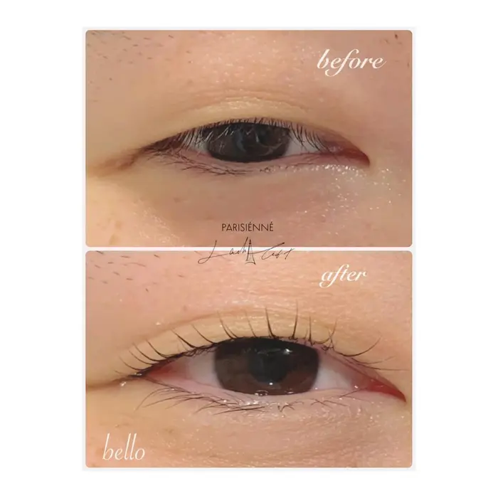 パリジェンヌモデル 重い一重様 Bello Eyelash 四条店 所属 Bello四条店 枡井莉奈のマツエクデザイン ミニモ