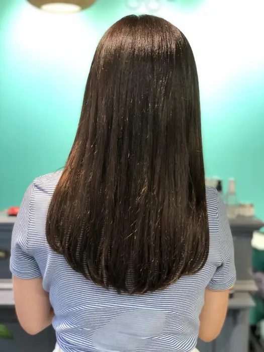 肩ぐらいの長さからプルエクステで胸ぐらいに レヴェリーヘア所属 Nigo Kazuyukiのヘアカタログ ミニモ