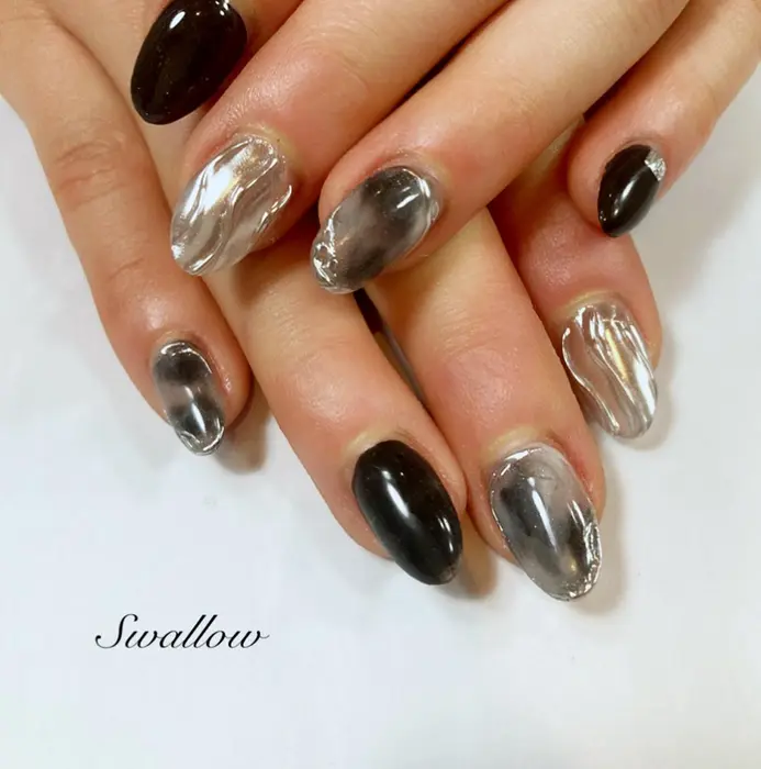 カラーは限られますがデザインスカルプもしております デザインスカルプチュア スカルプチュア By Color Eye Nail所属 Yu Kaの ネイルデザイン ミニモ