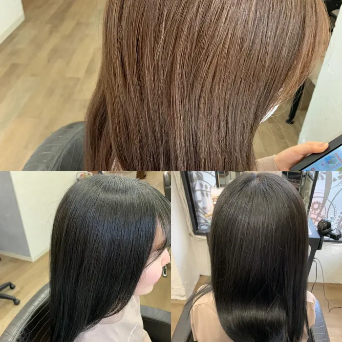 透明感抜群艶出しのダークマット ルリアン綱島所属 デザインカラー 千葉 啓翔のヘアカタログ ミニモ