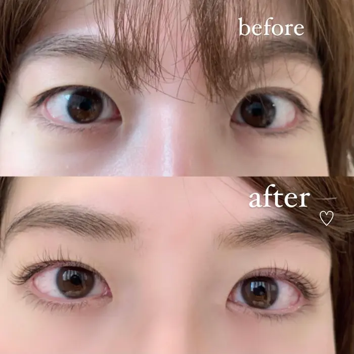 二重幅が広くなりました Lico 名駅店 稲沢店所属 Lico 福島里奈のマツエクデザイン ミニモ