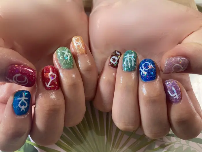 お客様ネイル デザインジェルネイル M Nail所属 M Nailのネイルデザイン ミニモ