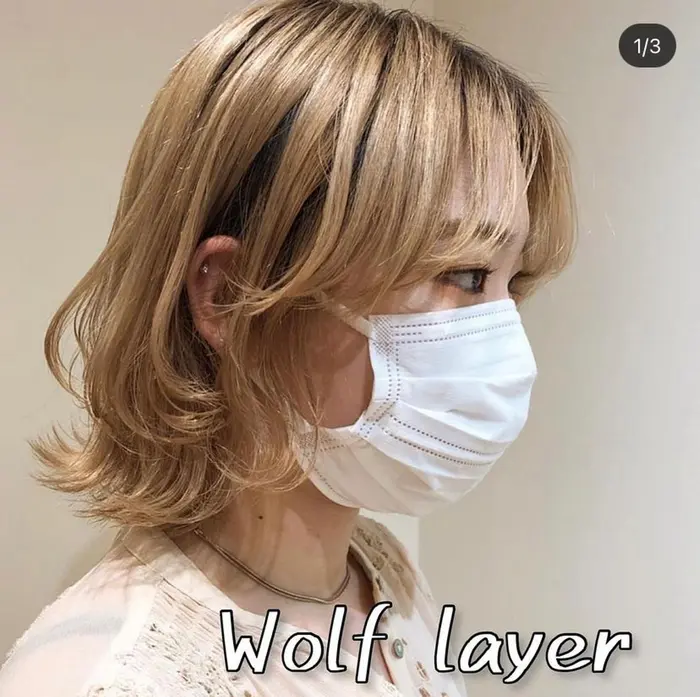 ウルフレイヤー 顔周りをがっつり切っても 後ろに長さがあるので女の子らしく ずっとそろって Tricca Ginza所属 お洒落ヘア 高桑えむのヘアカタログ ミニモ