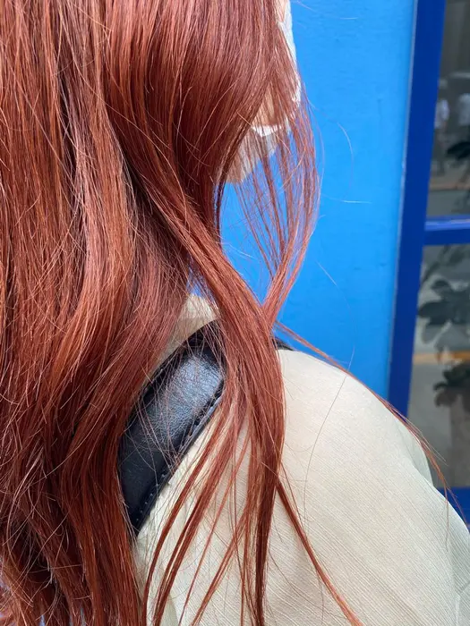 アプリコットオレンジ ブリーチ1回から出来ます コレストンカラーのため 1000円になります La Fith Hair Robin所属 森 由真のヘア カタログ ミニモ