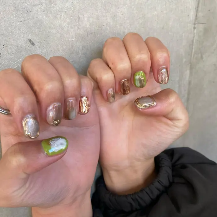 持ち込みデザイン組み合わせ可能です Zest 八王子店所属 ネイル指名no 1 くしだ ちなみのネイルデザイン ミニモ