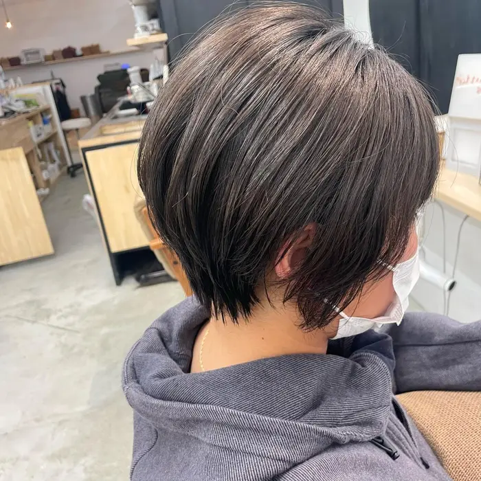 ショート ショートボブ アッシュグレー ブランチ所属 ブランチ 境茉佑のヘアカタログ ミニモ