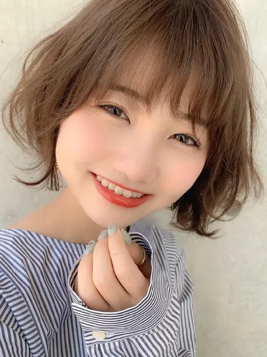 ショートボブはひし形にするとかわいいです Will所属 似合わせ はむのヘアカタログ ミニモ