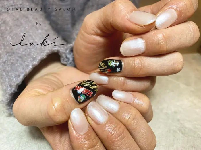 ラムちゃん By Laki所属 アダチ カエデのネイルデザイン ミニモ