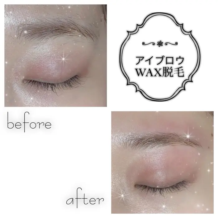 アイブロウwax脱毛 施術後赤みが出る場合がございます Caren By Neolive所属 吉村 緋奈乃のマツエクデザイン ミニモ