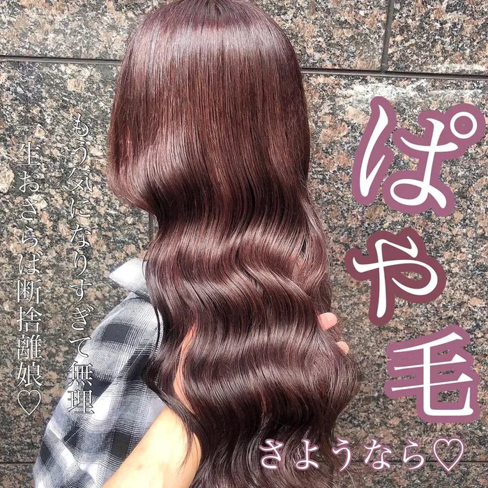 ぱや毛さようならヘア Lond Rouge所属 髪質改善ツヤカラー 美髪矯正 浅見拓哉のヘアカタログ ミニモ
