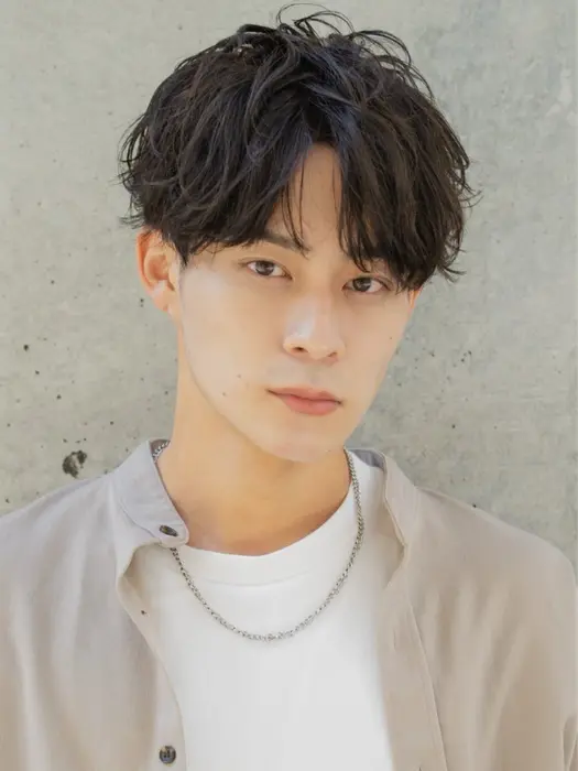 【カット＋無造作コンマバング】