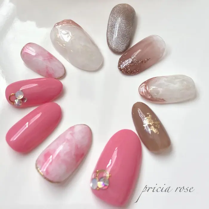 プリシアローズ 府中店所属 プリシアローズ 府中店のネイルデザイン ミニモ