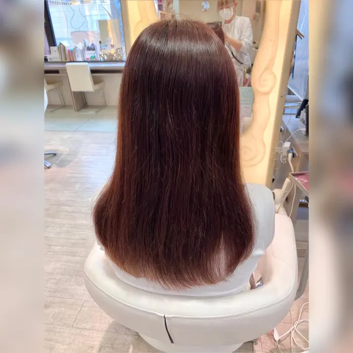 ピンクカラー シークレットカラー イルミナカラー プラチナアクア Nyny 大久保店所属 蛯原 裕理のヘアカタログ ミニモ