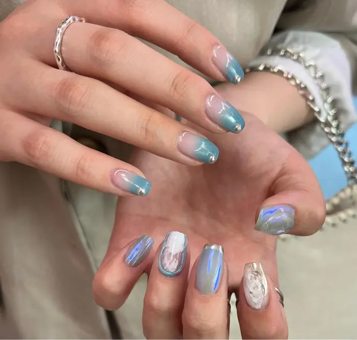 Dress Nail Eyelash 三国店所属 まつおか ありさのネイルデザイン ミニモ