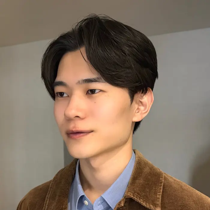 メンズカット/ニュアンスパーマ/原宿/神宮前/表参道/メンズ/センターパー?...