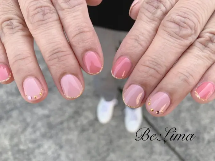 ジェルネイル ネイルデザイン ネイルアート ネイル 滋賀ネイル 滋賀県ネイルサロン 滋賀県ネイ Be Lima所属 Nail Salon Be Limaのネイルデザイン ミニモ