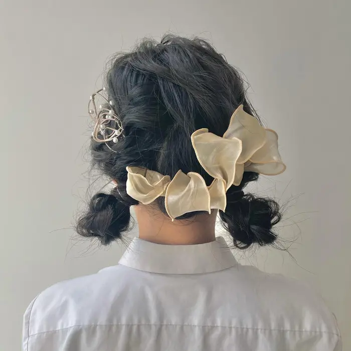 結婚式ヘアアレンジ 文化祭 体育祭などの学校行事前にも Apish Omotesando所属 表参道ヘアアレンジ Aiのヘアカタログ ミニモ