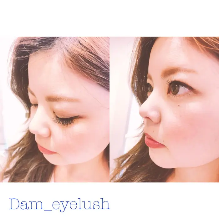 他店様のリペア100本コース 他店様のリペアでも オフは無料で行なっています ﾟ Hair Design Dam所属 坂本 洋奈のマツエク デザイン ミニモ