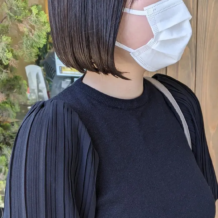 あごしたのボブ 自然な前下がりが 美容室bcbg ベーセベーゼ 成増店所属 蒲生 優のヘアカタログ ミニモ
