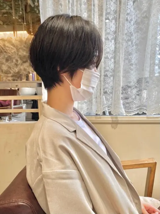 真雪ちゃん風ハンサムマッシュショート Terrace Code梅田所属 ショート ボブ特化 くせ毛 対応 奨太朗のヘアカタログ ミニモ