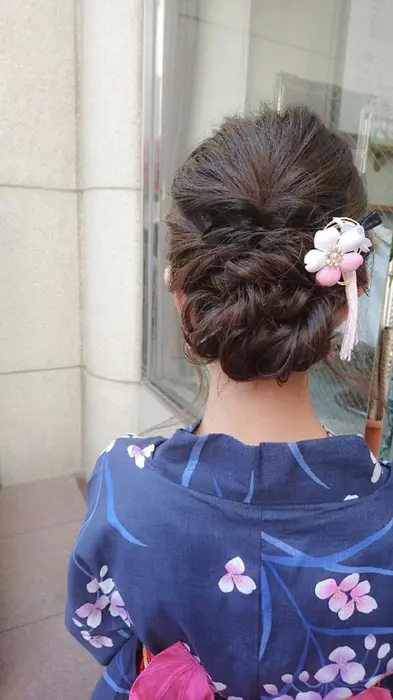 浴衣 ヘアアレンジ 1800円 Aｏ所属 Aｏ アオのヘアカタログ ミニモ