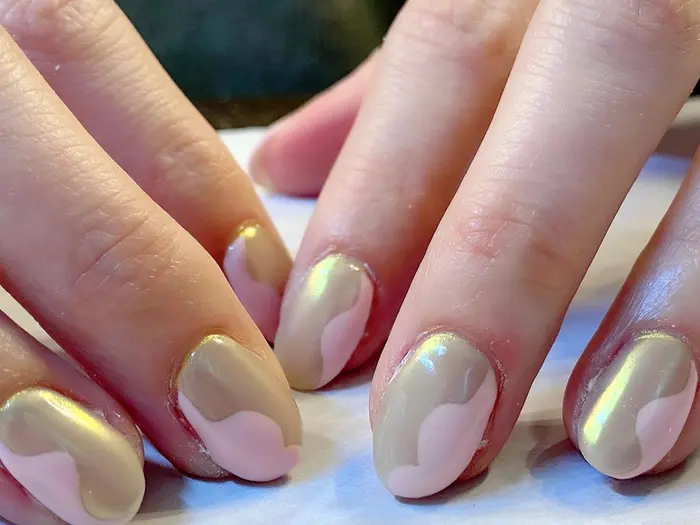 やり放題60分コース レオパードネイル 秋ネイル ダメージレスネイル うる艶ネイル シ Ellie Nail銀座店所属 Ellie Nail 銀座店のネイルデザイン ミニモ