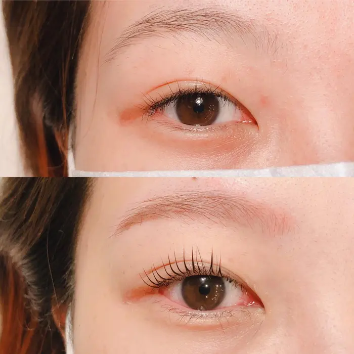 パリジェンヌラッシュリフト 眉カラー Capa South所属 宮崎 香織のマツエクデザイン ミニモ